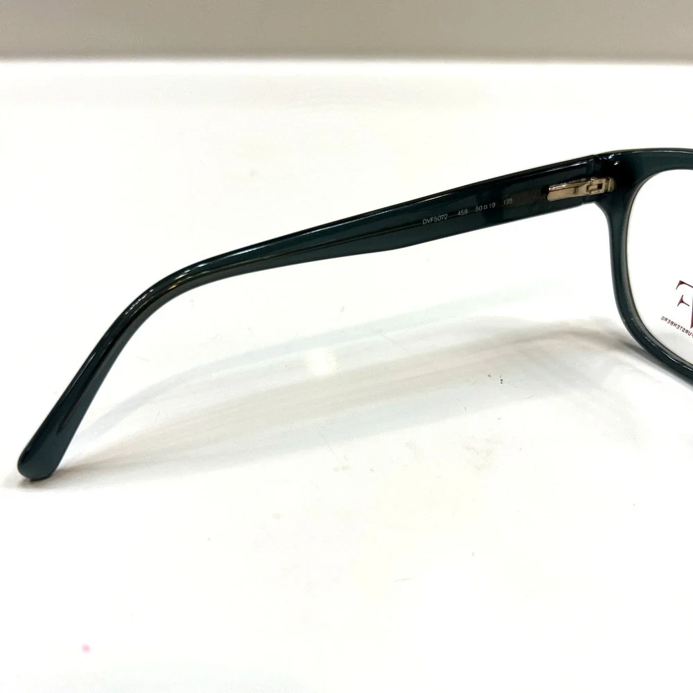 NEW Diane von Furstenberg DVF 5072 458 Glossy Green Eyeglasses Frames 50-19-135